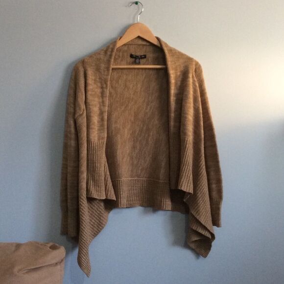 Tan Knit Cardigan - Picture 5 of 9